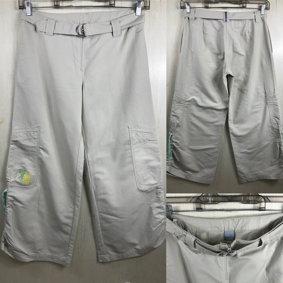 Nike Pants - Nike 72 wide leg Pants Womens Size XL khaki